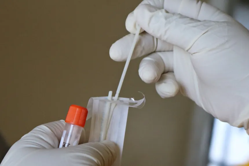 Drug test specimen collection capsules and chain-of-custody supplies